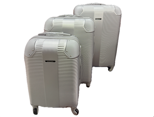 Blue Star 3-Piece Hard Shell Luggage Set – Lightweight ABS with 4-Wheel Spinner